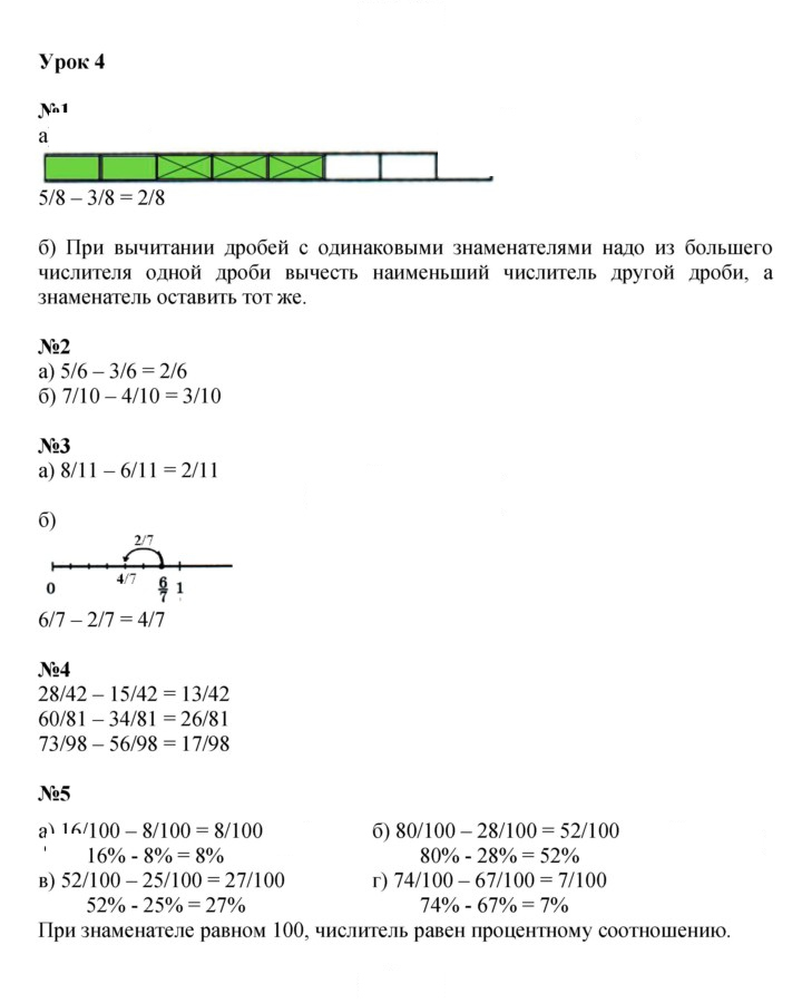 Скан решения номера Урок 4