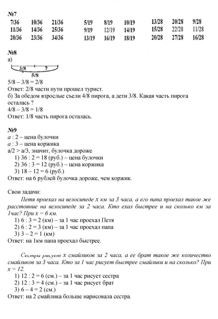 Скан решения номера Урок 6