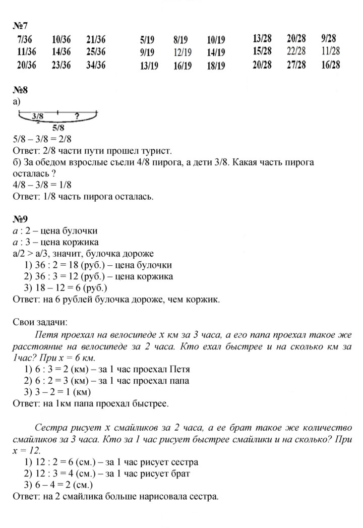 Скан решения номера Урок 6