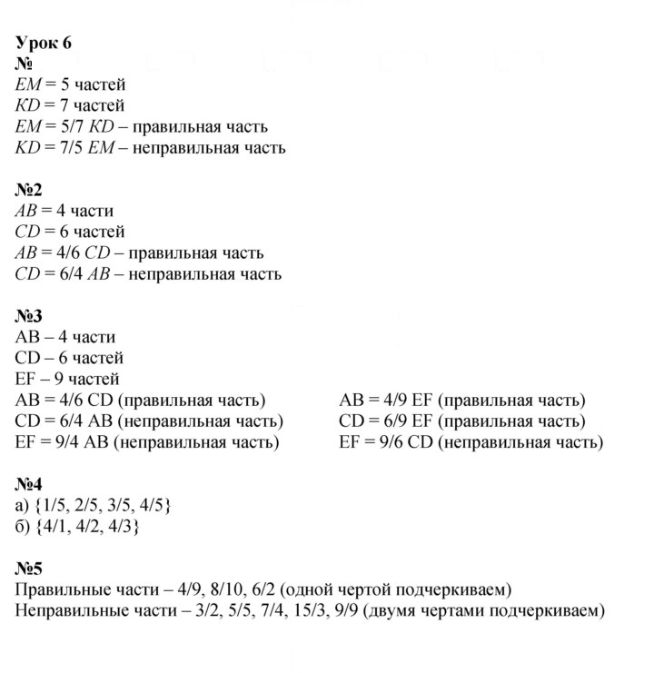 Скан решения номера Урок 6
