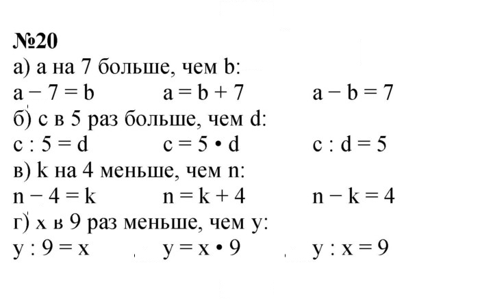 Скан решения номера 20