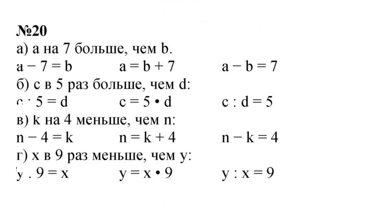 Скан решения номера 20