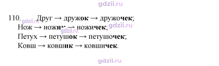 Скан решения номера 110