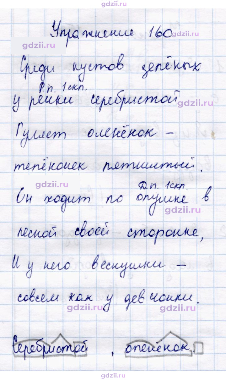 Скан решения номера 160