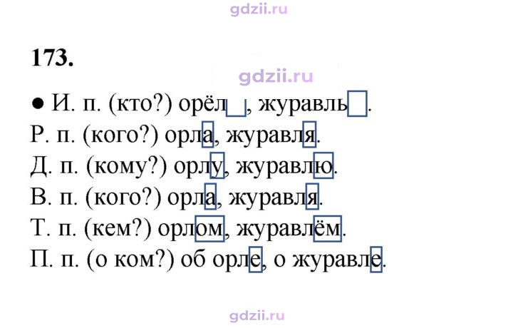 Скан решения номера 173