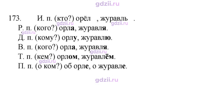 Скан решения номера 173