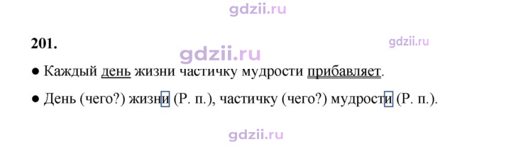 Скан решения номера 201