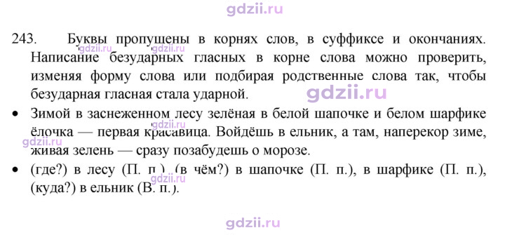 Скан решения номера 243