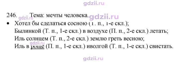 Скан решения номера 246
