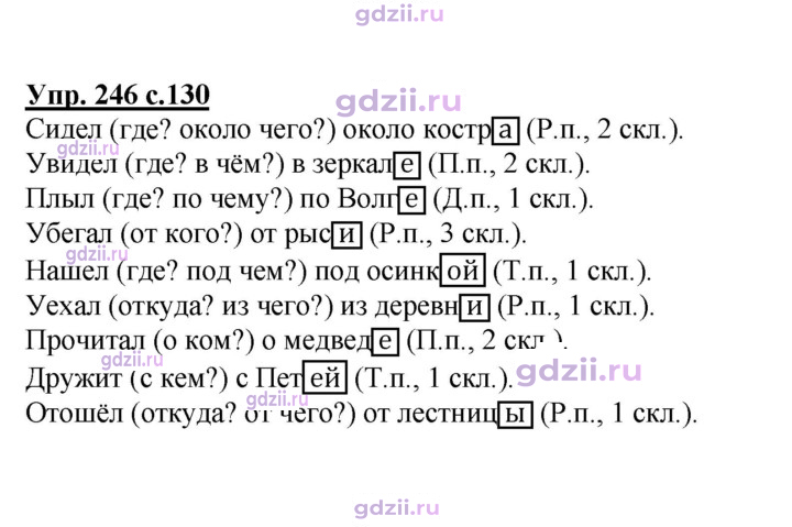 Скан решения номера 246