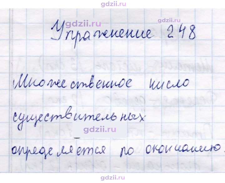 Скан решения номера 248