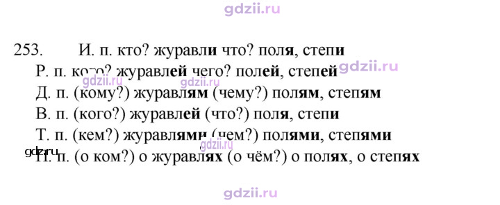 Скан решения номера 253