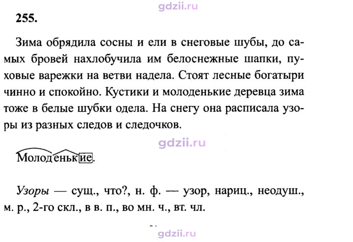 Скан решения номера 255