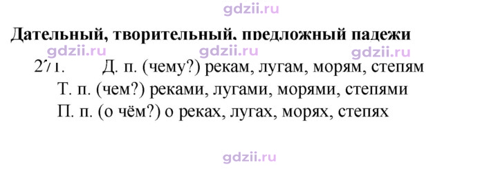 Скан решения номера 271