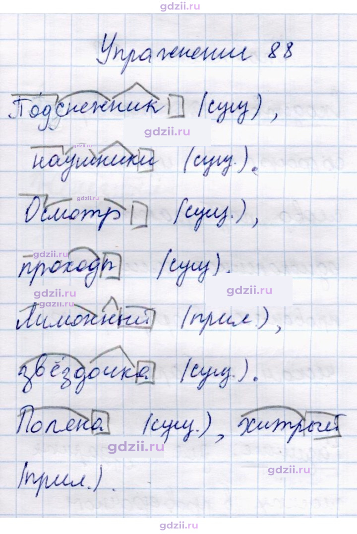 Скан решения номера 88