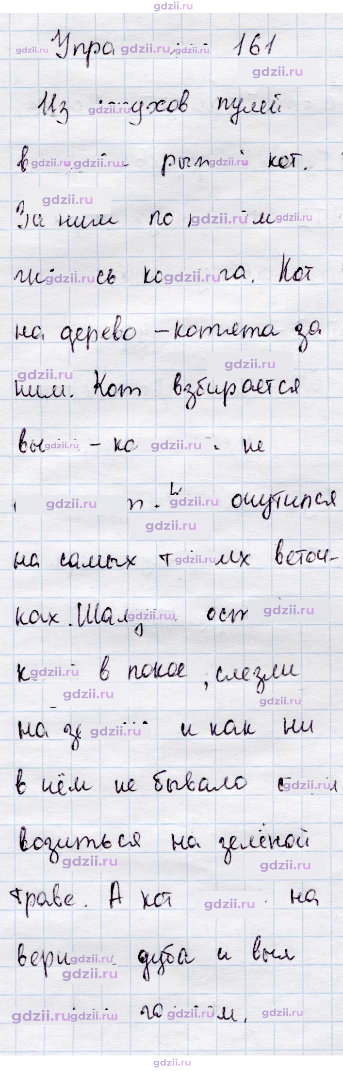 Скан решения номера 161