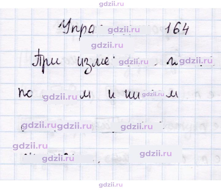 Скан решения номера 164