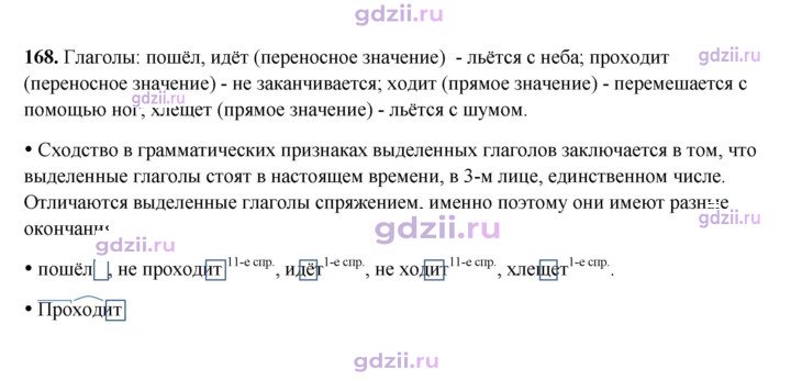 Скан решения номера 168