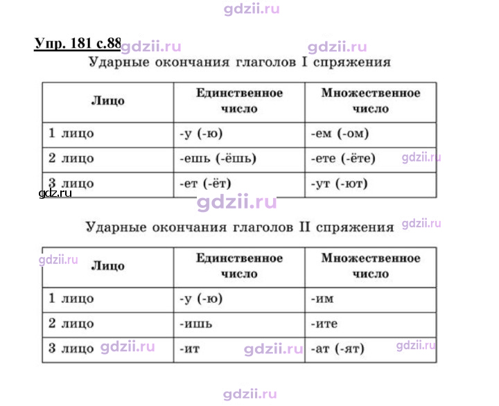 Скан решения номера 181