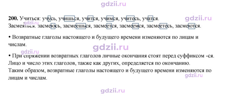 Скан решения номера 200