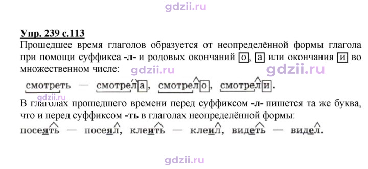 Скан решения номера 239