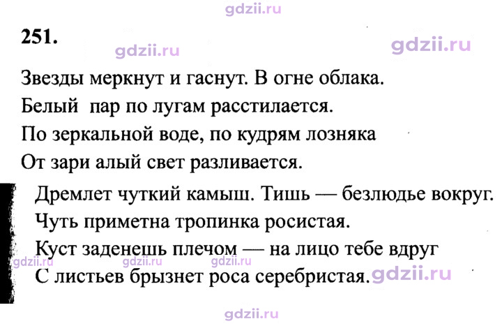 Скан решения номера 251