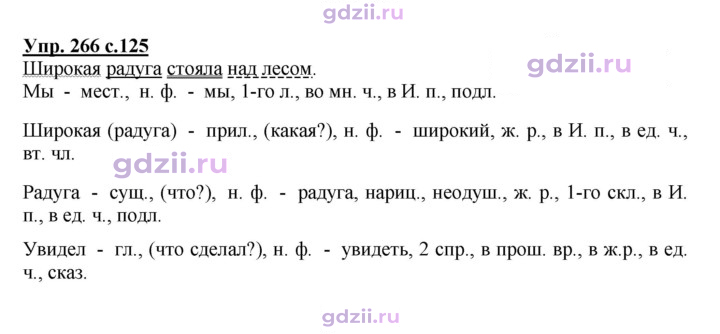 Скан решения номера 266