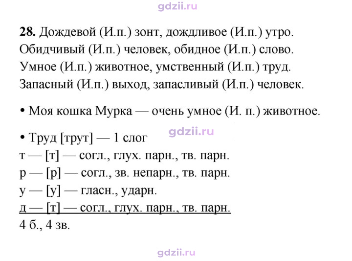 Скан решения номера 28