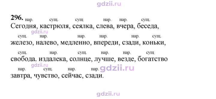 Скан решения номера 296
