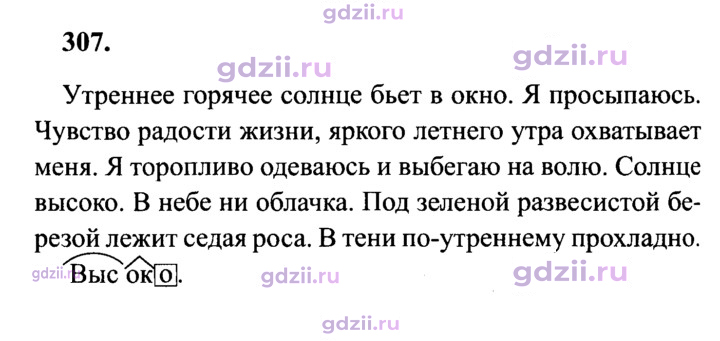 Скан решения номера 307