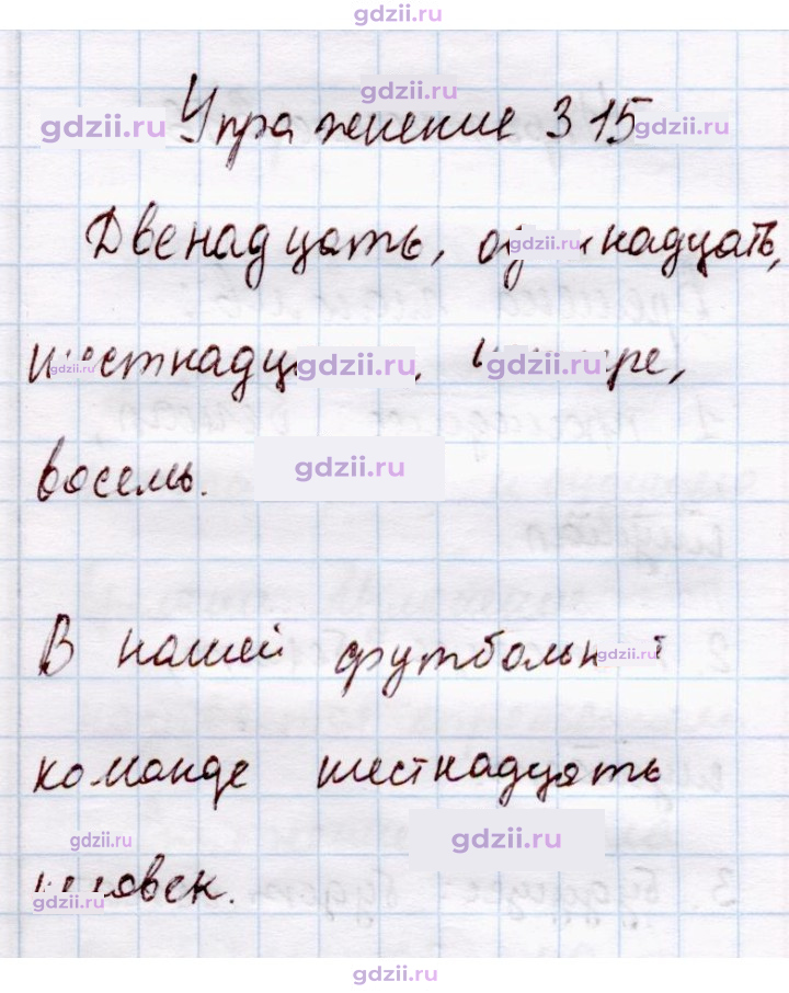 Скан решения номера 315
