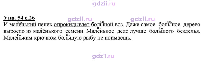 Скан решения номера 54