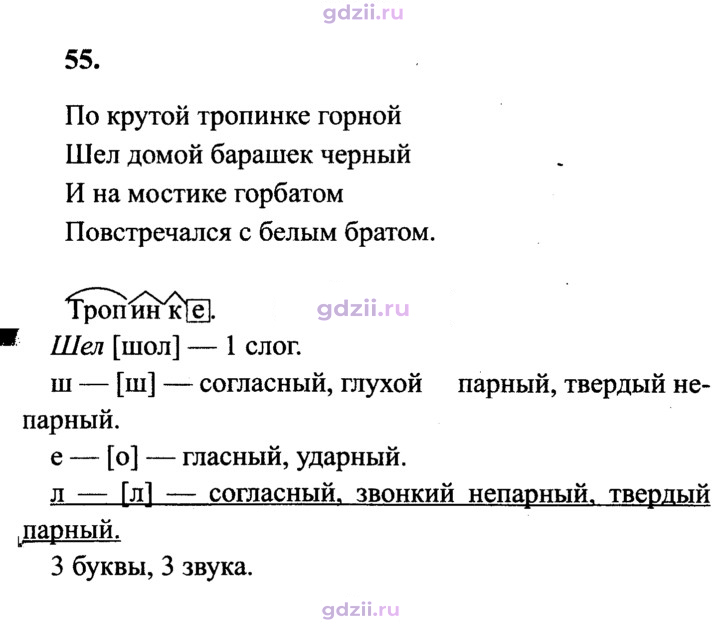Скан решения номера 55