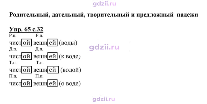 Скан решения номера 65