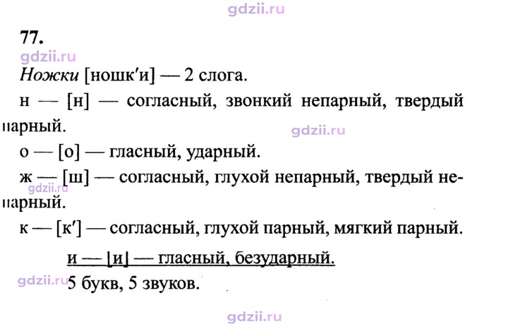 Скан решения номера 77