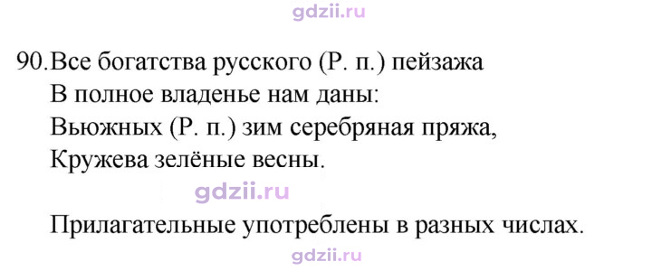 Скан решения номера 90