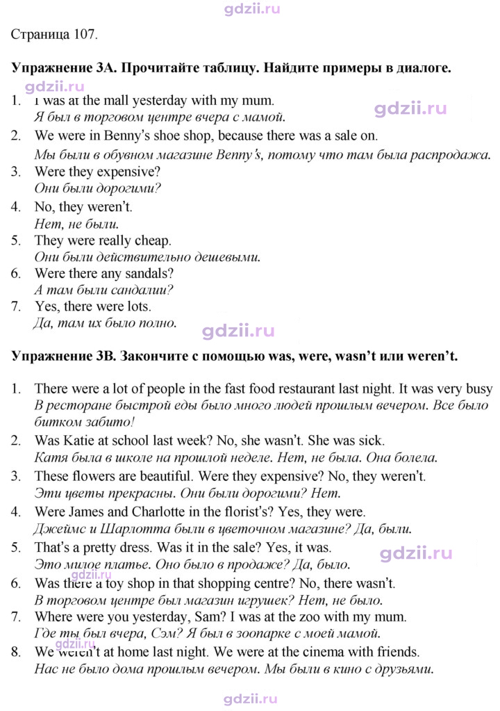 Скан решения номера 107