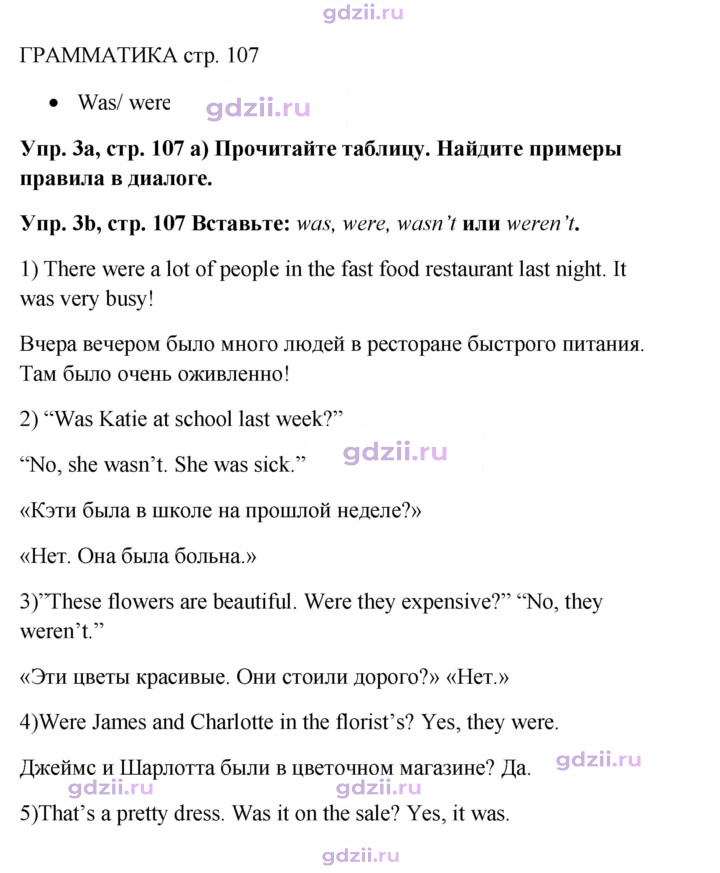 Скан решения номера 107