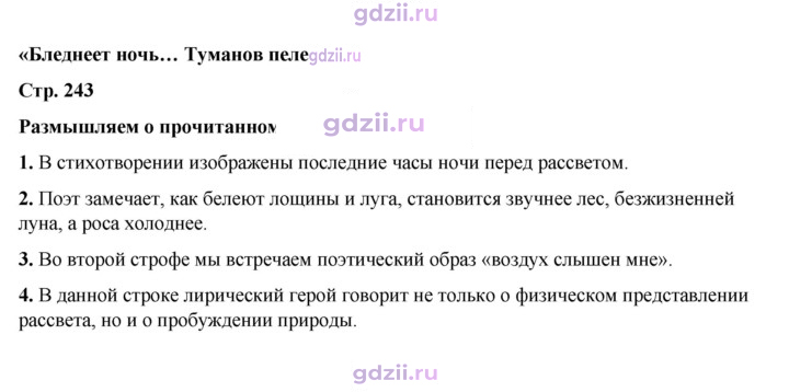 Скан решения номера 243