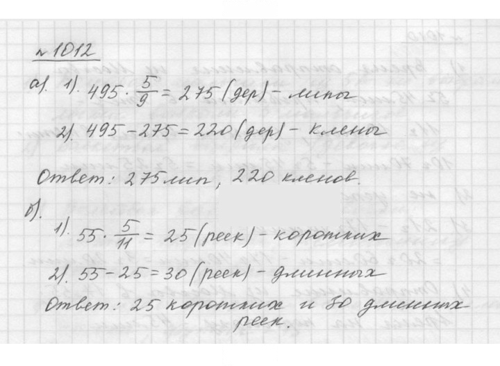 Скан решения номера 11.13 (1012)