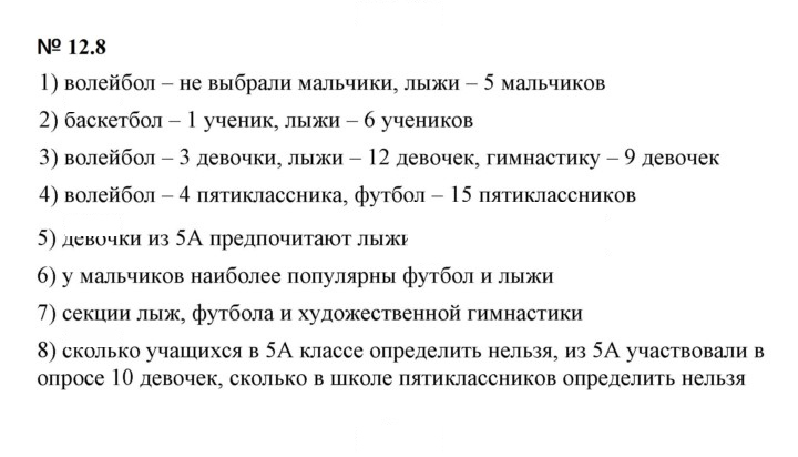 Скан решения номера 12.8