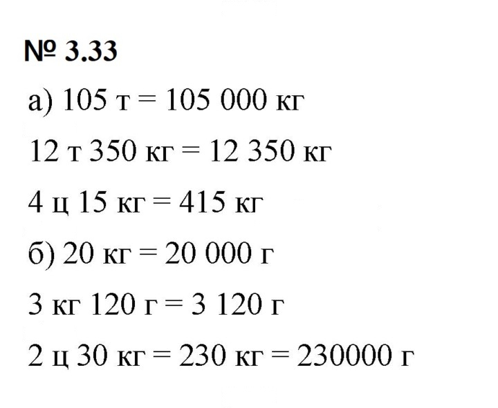 Скан решения номера 3.33 (191)