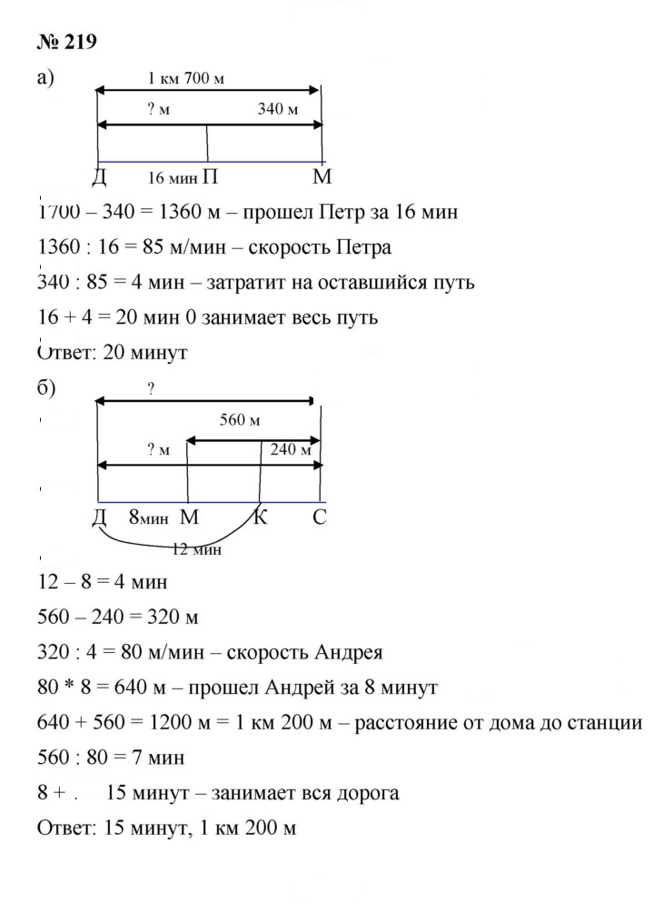Скан решения номера 3.61 (219)