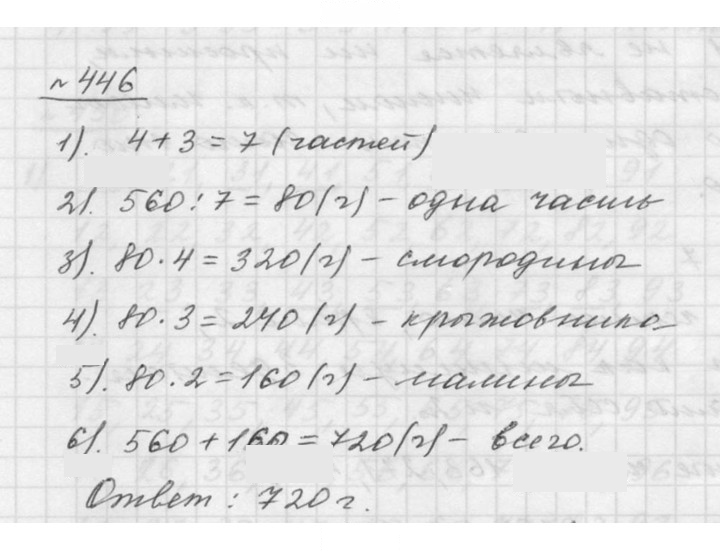 Скан решения номера 6.28 (446)