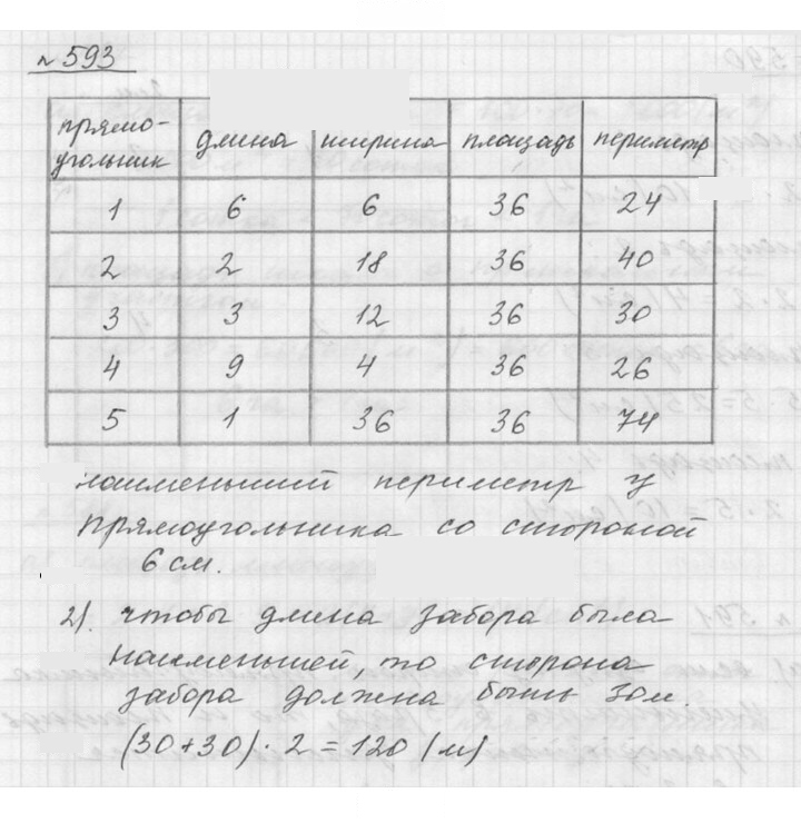 Скан решения номера 7.71 (593)