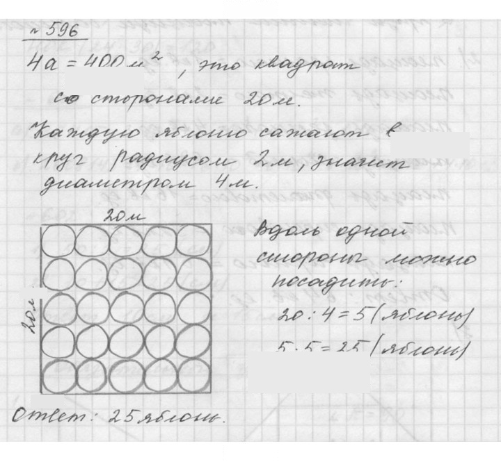 Скан решения номера 7.74 (596)