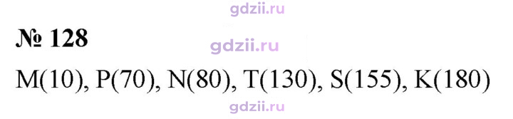 Скан решения номера 128