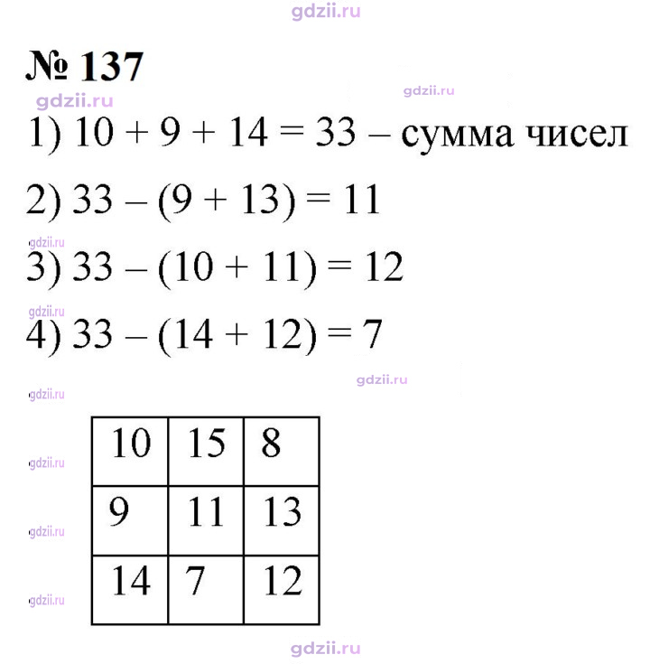 Скан решения номера 137
