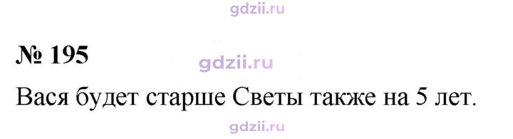 Скан решения номера 195