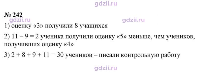 Скан решения номера 242